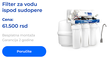 Filter za vodu ispod sudopere